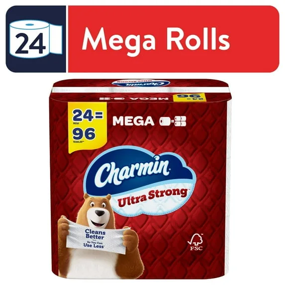 Charmin Ultra Strong Toilet Paper 18 Mega Rolls