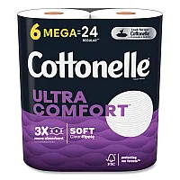 Cottonelle Ultra Clean Comfort Toilet Paper 36 Mega Rolls image 3