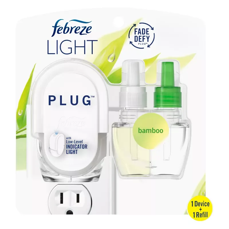 Febreze Plug Air Freshener Starter Kit 2-Pack Bamboo image 3