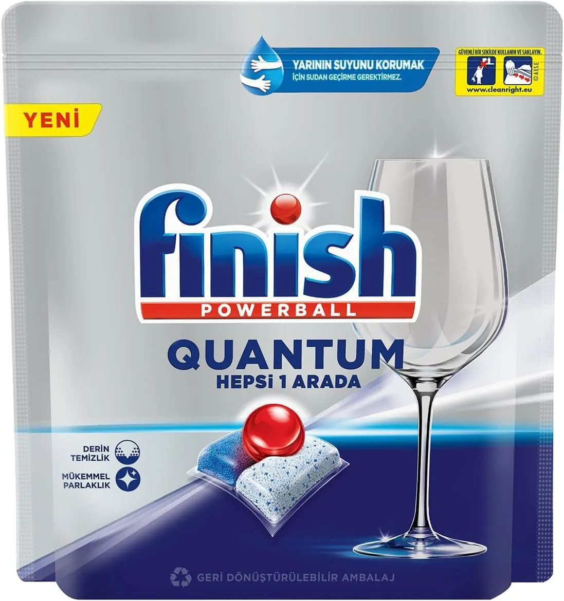Finish Quantum Infinity Shine Dishwasher Detergent Pods 64ct image 3