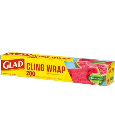 Glad ClingWrap Plastic Wrap 500 Sq Ft