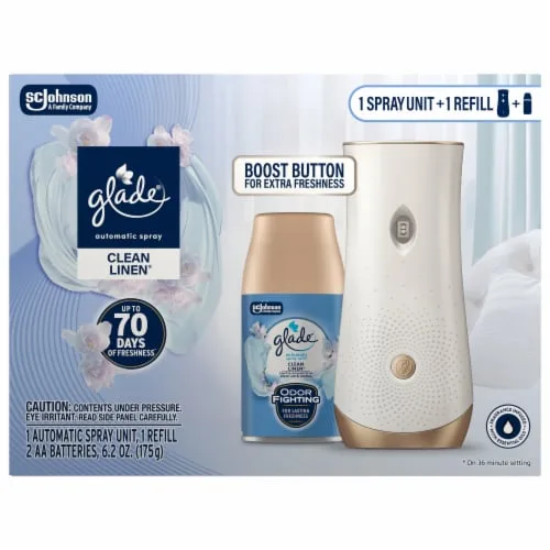 Glade Automatic Spray Starter Kit Clean Linen image 3