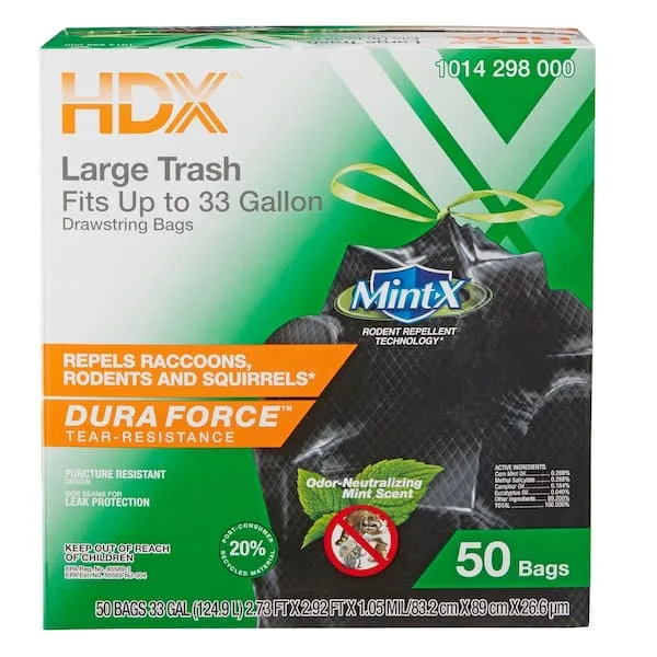 Hefty ENERGY BAG Small Zip Trash Bags 4gal 200ct image 3