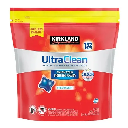 Kirkland Signature Ultra Clean Laundry Pacs 152ct image 2
