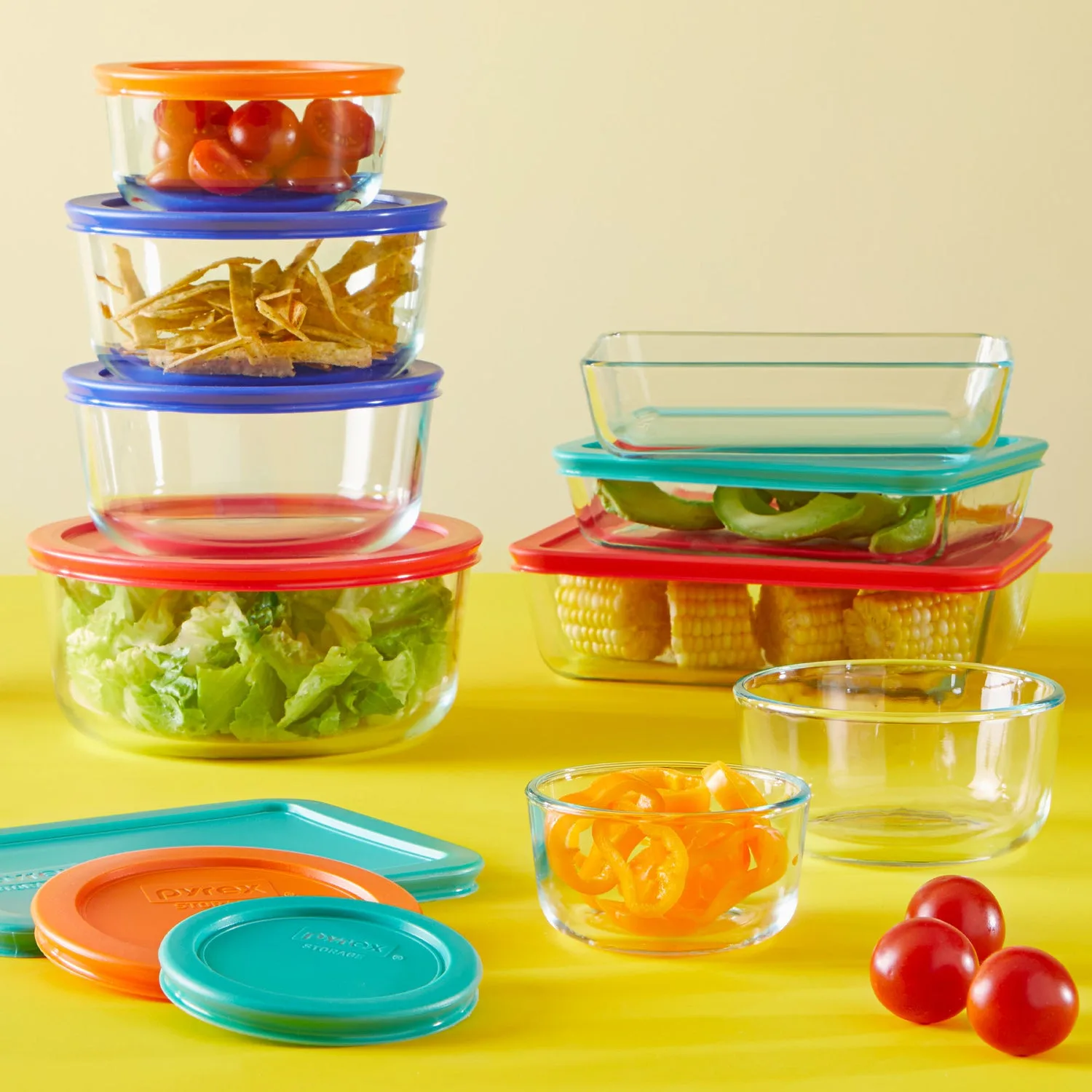 Pyrex Simply Store Glass Food Storage Set 18-Piece image 2
