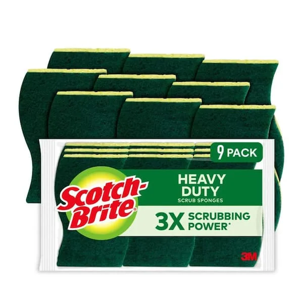 Scotch-Brite Heavy Duty Scrub Sponge 9-Pack image 2
