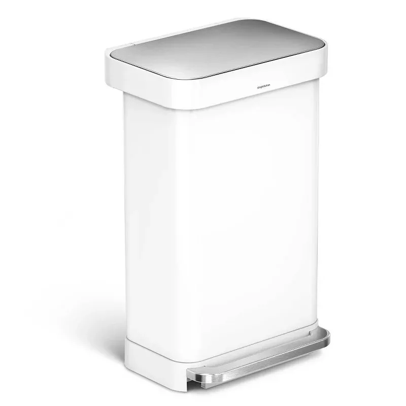 Simplehuman Liner-Pocket Step Trash Can 45L Stainless Steel image 3