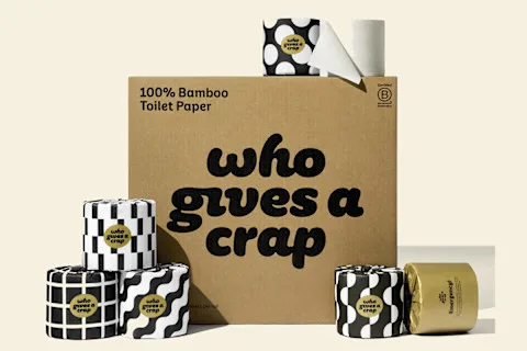 Who Gives A Crap Premium Toilet Paper 48-Pack Bamboo image 2